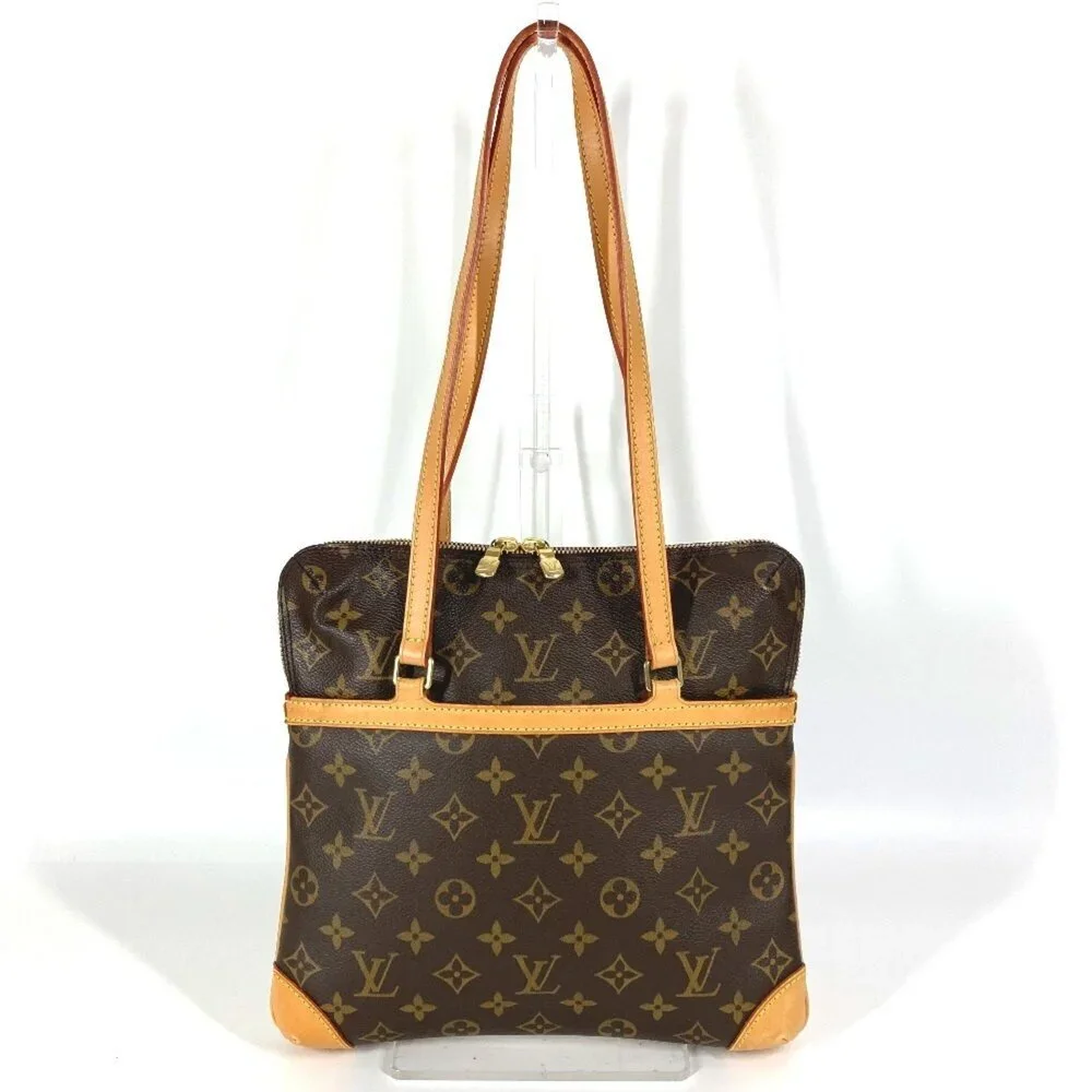 LOUIS VUITTON Brown Monogram Canvas Shoulder Bag